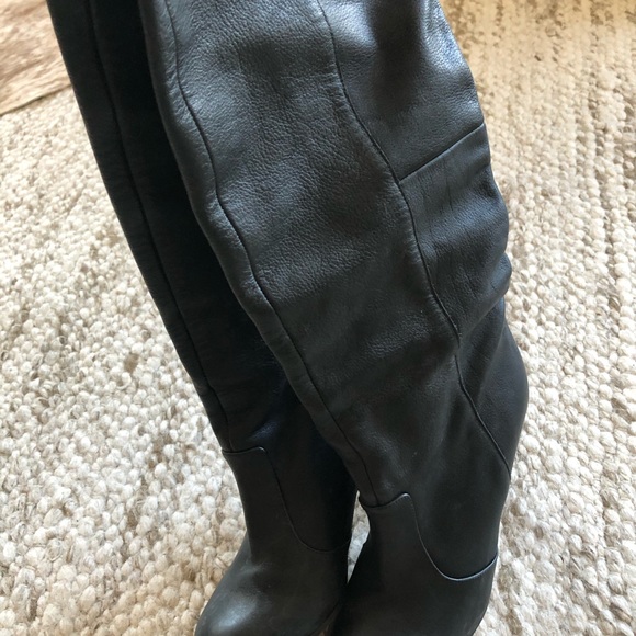 designer leather boots (slouchy) - Picture 10 of 12